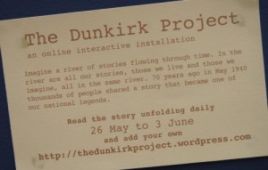 The Dunkirk Project invitation card